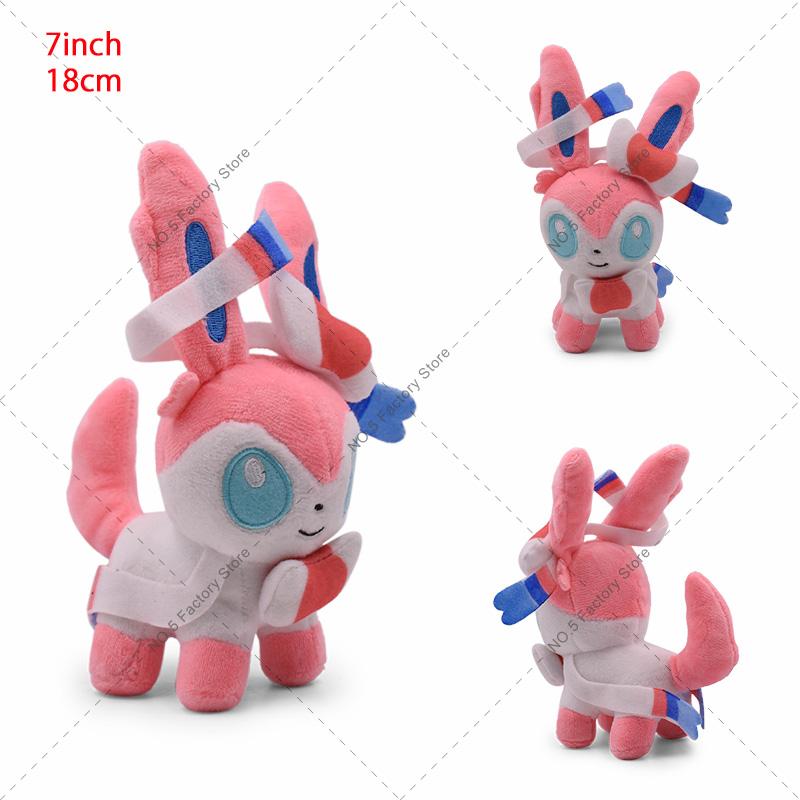32 Style Eevee Plush Toy Pokemon Eeveelution Umbreon Vaporeon Jolteon Flareon Espeon Leafeon Cartoon Stuffed Animal Doll Peluche