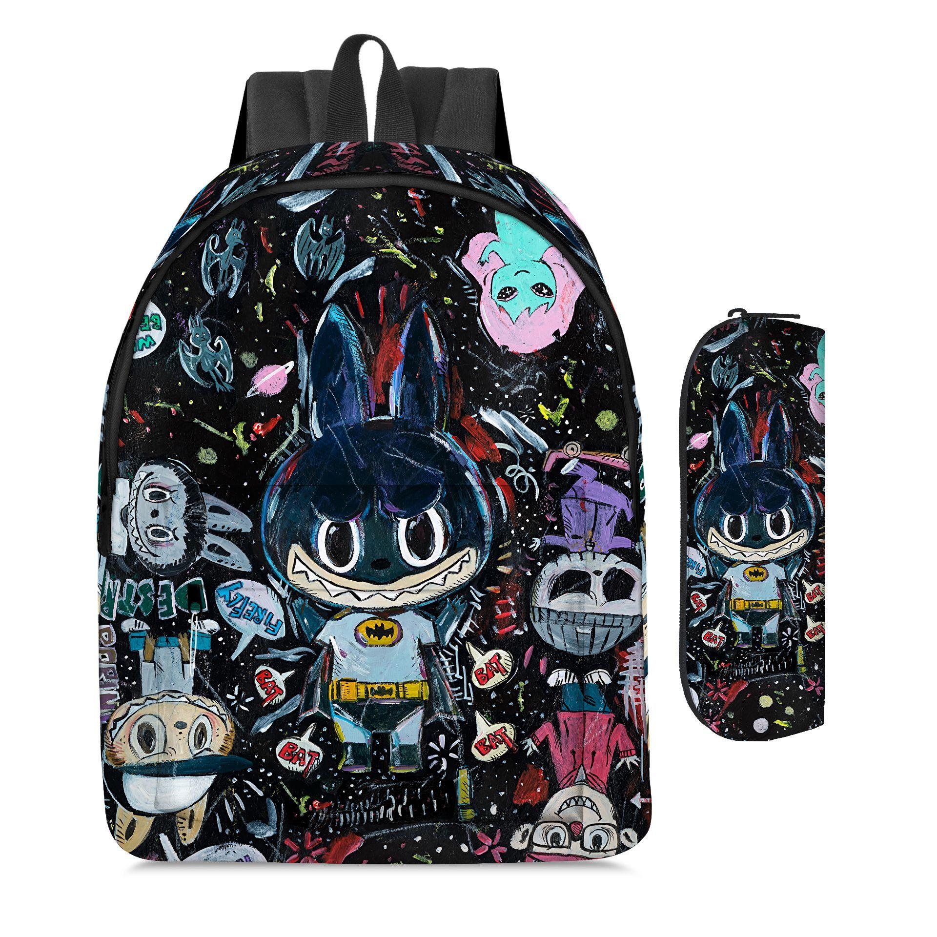 

Рюкзак Rhythm Box-sprunki для школьников начальной школы, 4-5 классы, легкий, большой вместимости, с защитой спины, с мультяшным аниме-принтом as the picture