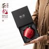 Ceramic tea jar, small, red porcelain jar, candy jar, sealed storage, tea jar, fragrant powder, balm, small jar, medicinal material jar.