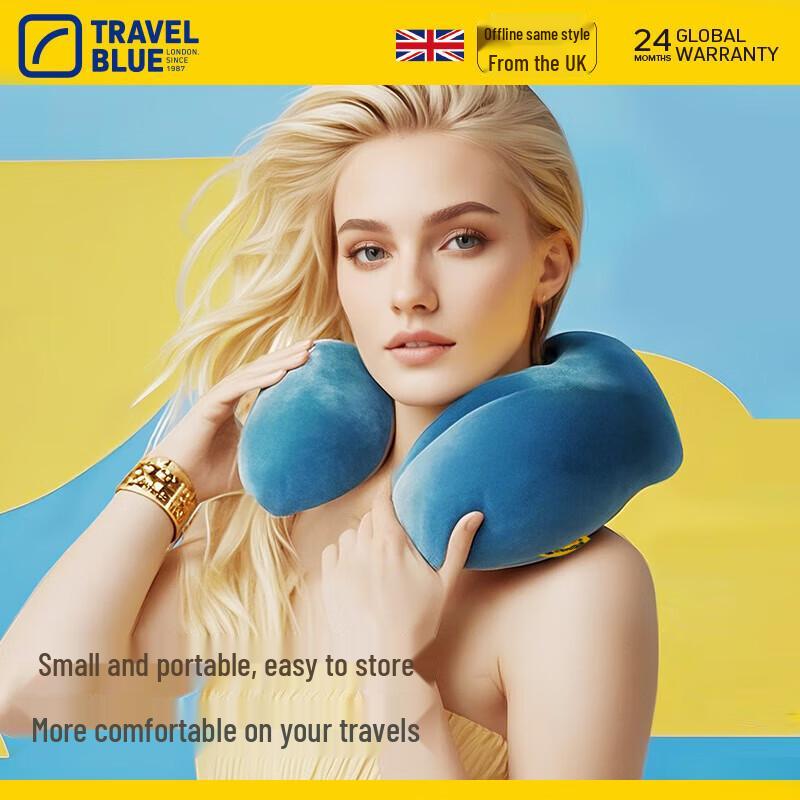 Blue Journey Serene U-shaped Neck Pillow