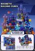 Pink Castle Magnetic Building Blocks: Educational Construction Set for Kids