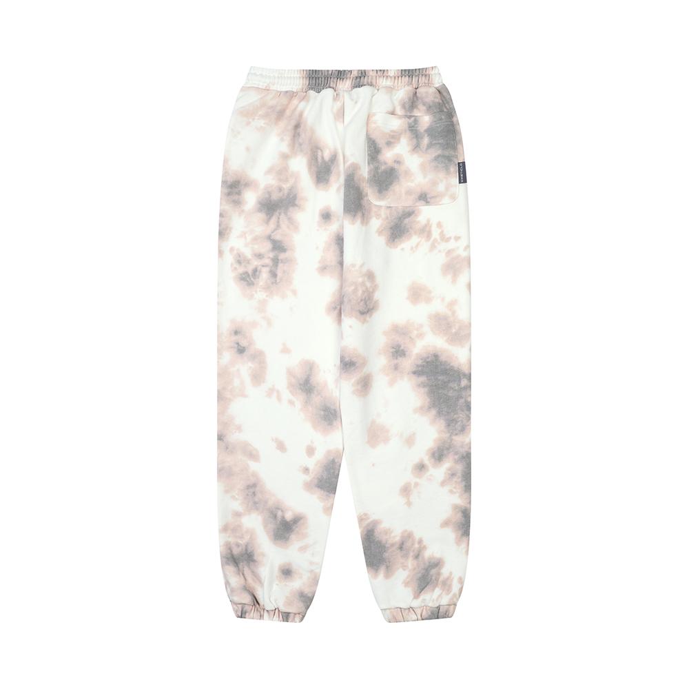 Kinetikeullo Two-Tone Water-Dyed Jogger Pants (Brown Grey)