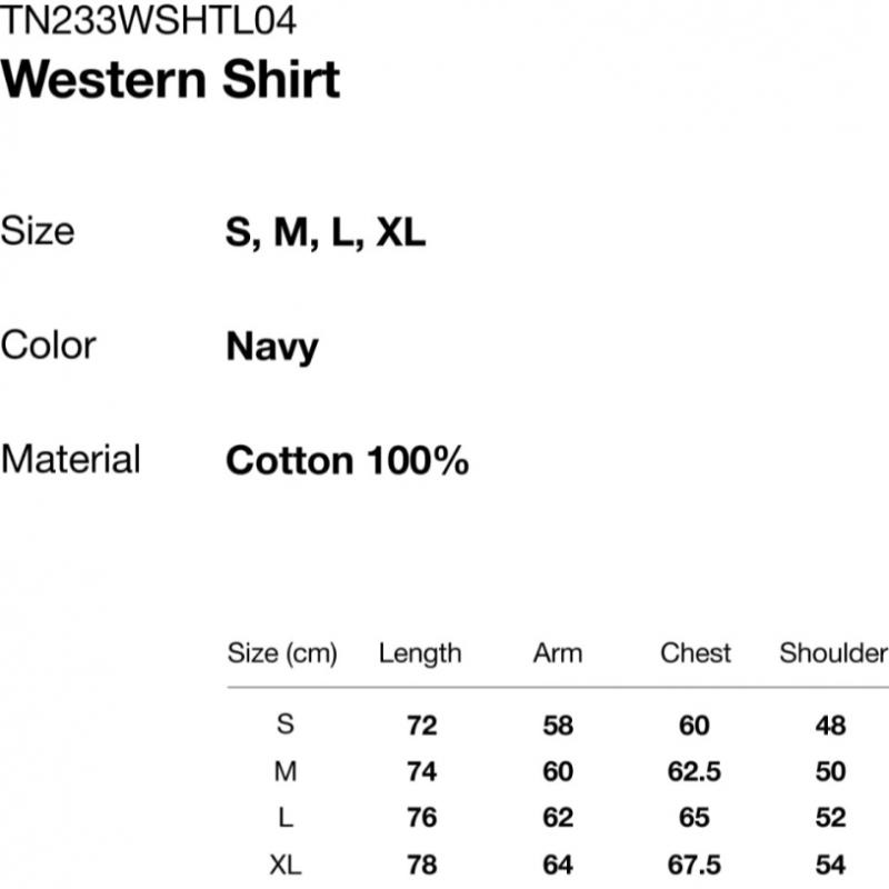 Thisisneverthat Western Shirt Navy