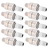 10 Set Air Compressor Connector SelfLocking Barb CType Male Female Quick Release for PU Hose