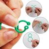 Plastic Garden Plant Clips Tie Strapping Vine Bundled Buckle Ring Garden Tomato Grapevine Hook Reusable Plants Support Tools