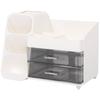 Drawer Makeup Storage Box Desktop Cosmetic Display Case Dormitory Finishing Plastic Shelf Cosmetics Skin Care Dressing Organizer