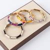 Dainty Colorful Bamboo Bangle Vintage Traditional Enamel Bangle Ethnic Elegant Hand Bracelet Girls