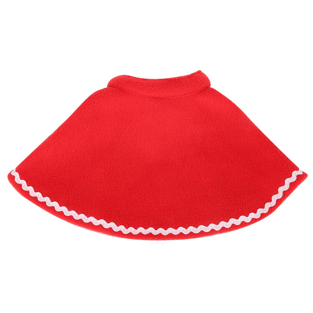 Pet Dog Cat Red Mantle Soft Costume Christmas Clothes for Rabbit Guinea Pig