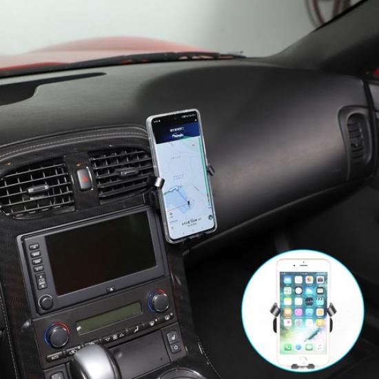 Dashboard Phone Mount Phone Stand Bracket Holder Clip for Corvette C6 2005-2013