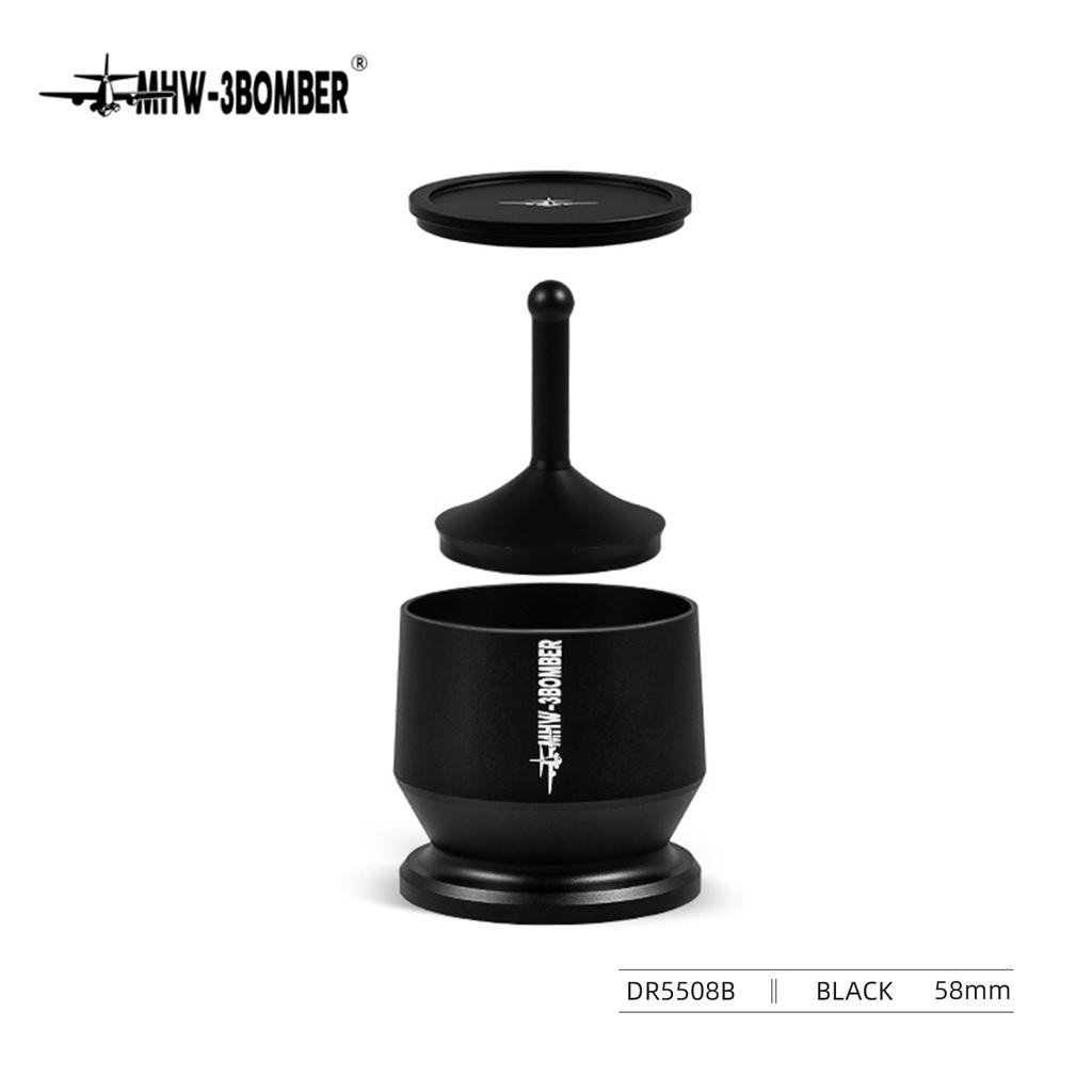 MHW-3BOMBER Espresso Dosing Cup with Stirrer Aluminum Alloy Coffee Dosing Funnel Fit 58MM Portafilter Home Coffee Accessories