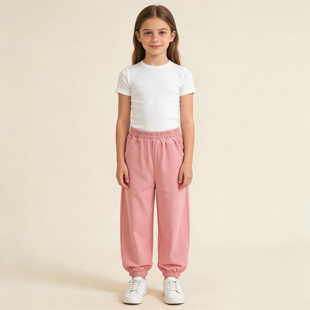 Children's Fashionable Wide-legged Five-inch Pants, Loose And Casual Pants