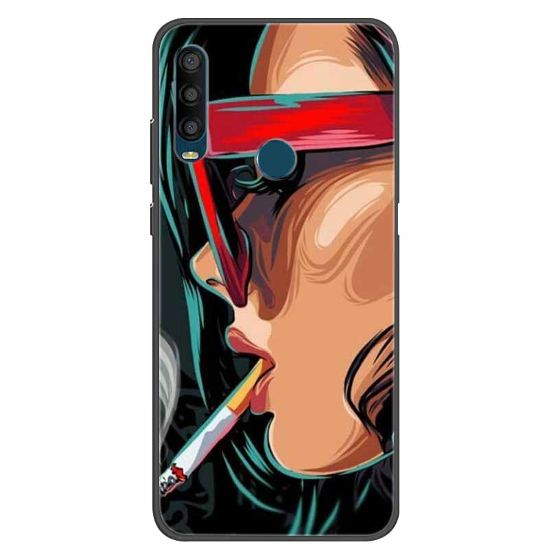 For Alcatel 3L 2020 Case Fashion Soft TPU Silicone Cover for Alcatel3L 3 L 2020 Cases 5029Y 5029 5029D 6.22" Coque Bumper Fundas