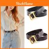 Classic Leather Belt For Women With D Shaped Buckle And Casual Style For Office Or Daily Wear