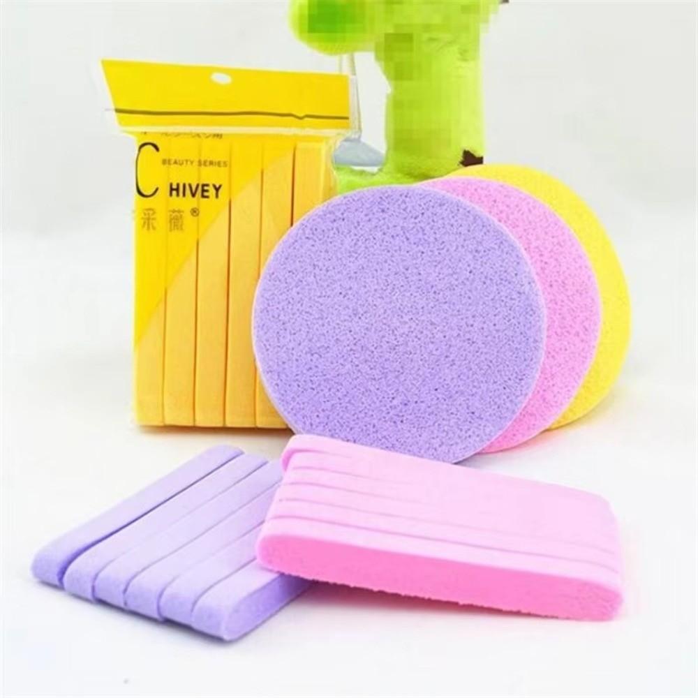 12 PZ/Set Tampone Detergente Viso Spugna Detergente Spugna Compressa per Pulizia Viso Puff Donna