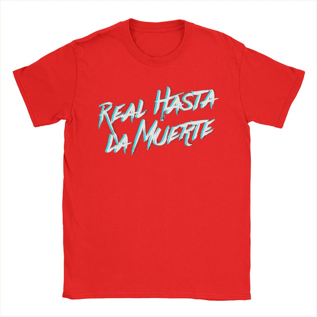 Real Hasta La Muerte Imprimeu Tricou Bărbați Femei Anuel AA Bumbac Tricou Haine