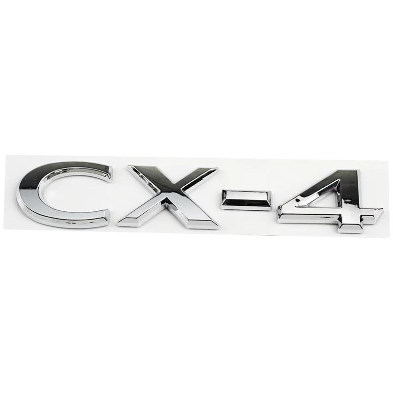 1Pc ABS Car Rear Trunk Words Letters Logo Badge Emblem Decals Sticker For CX4 CX5 CX7 Body Decoration Accessories