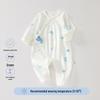 Unisex Pure Cotton Baby Butterfly Romper - All-Season Newborn Bodysuit