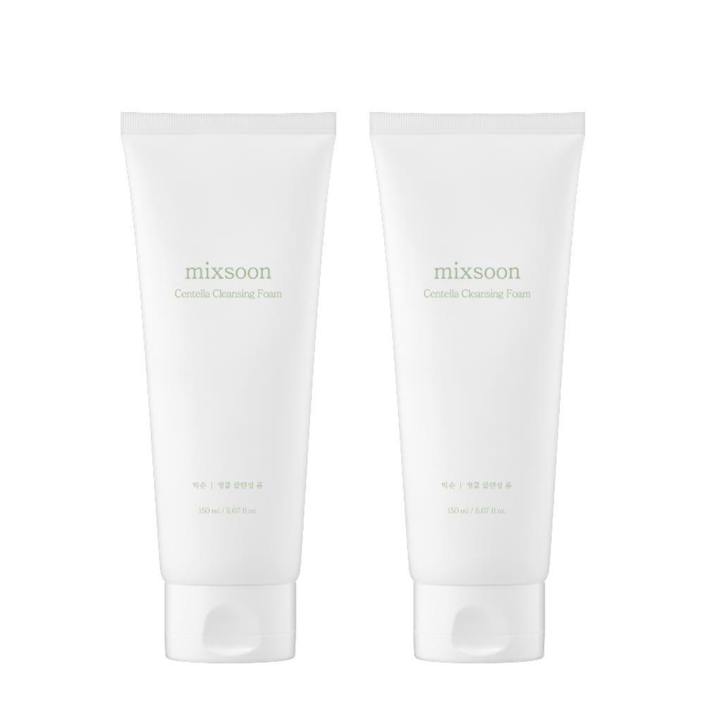 

mixsoon Centella Cleansing Foam - Soothing & Low pH Facial Wash 150ml (Set of 2)