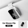 Car Sunglasses Clip Sun Visor Glasses Holder for Mercedes Benz B/C/E/S Class A Class C200L GLC GLK New CLA GLA Auto Accessories