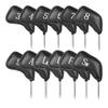 Intech 12-Piece Thick Synthetic Leather Golf Iron Headcover Set for All Brands (TaylorMade, Callaway, Ping, Titleist, Cobra, and More)