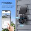 12X Zoom 4G LTE Solar Security Camera 8MP Night Vision Dual-Lens Outdoor WiFi Solar Battery Camera PIR Human Detection