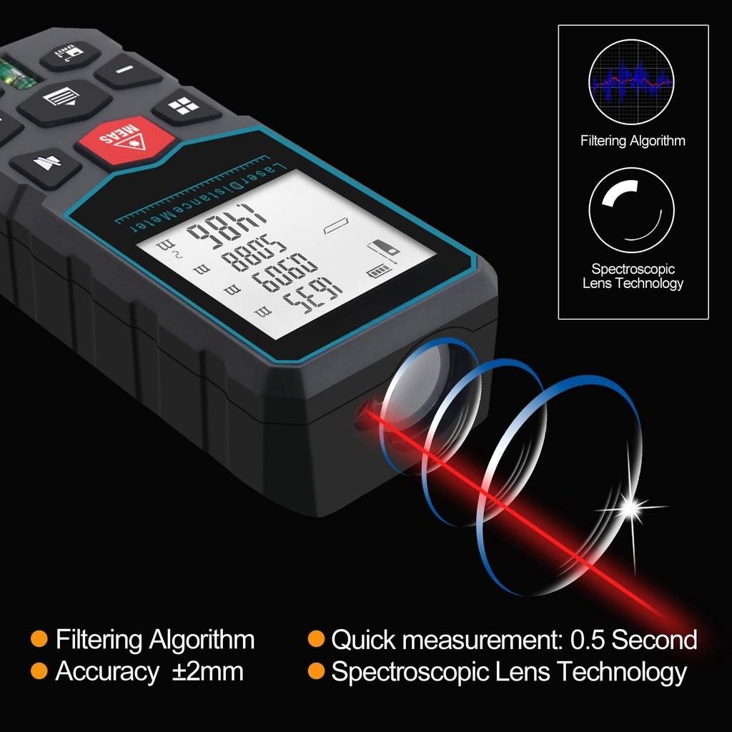 Telemetru Laser Profesional Portabil X5 Metru Digital de Precizie cu Laser pentru Distanță Ruletă de Mână Instrument de Testare