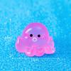 Micro-landscape Seven-color Luminous Small Octopus Decorative Item Seawater Bottom Fish Tank Landscape Resin Handicraft