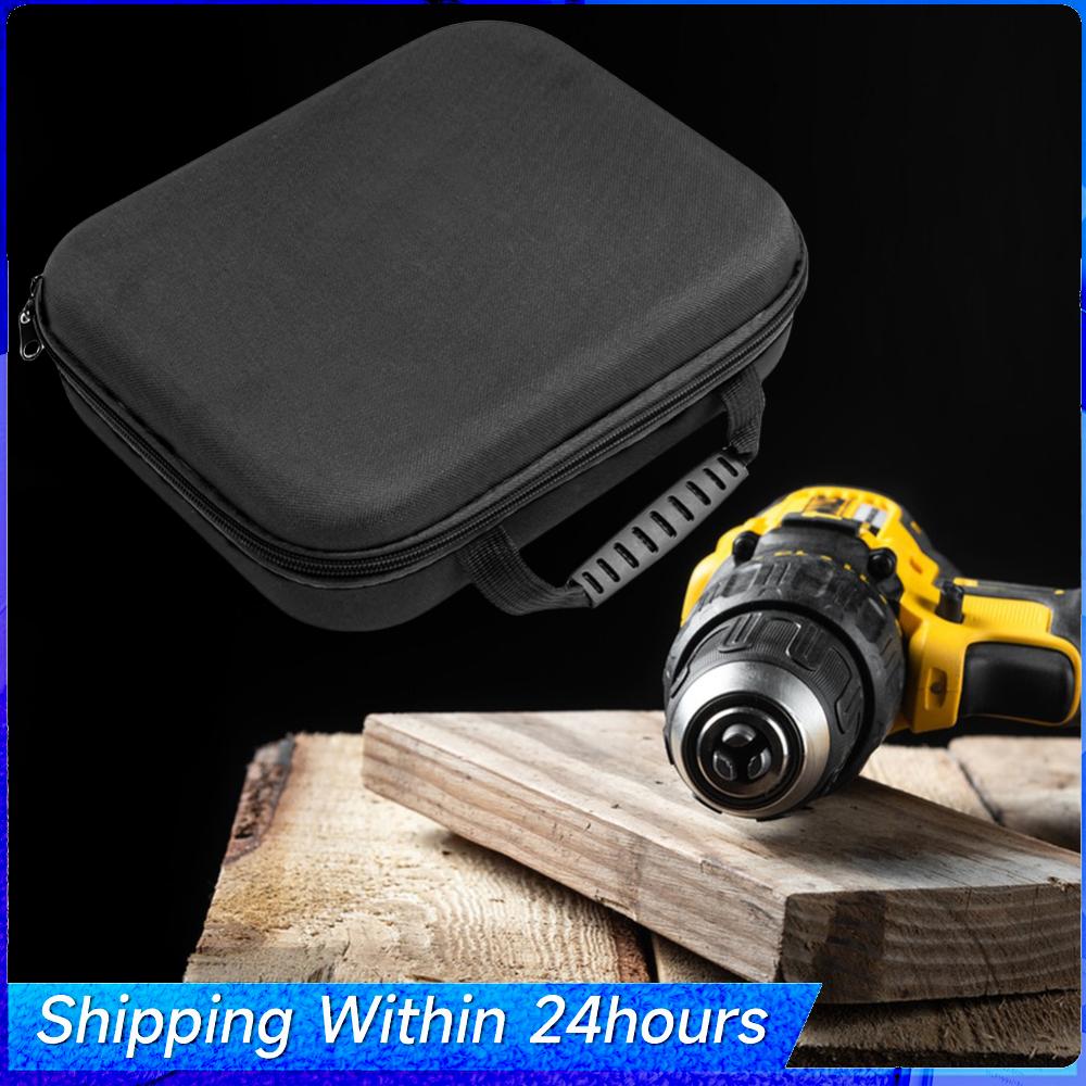 Multifunction Portable Electric Drill Tool Bag Shockproof Oxford Cloth Bag Large Capacity Tool Storage Bag Hardware Organizer