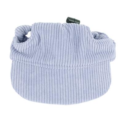 Cappello da sole estivo per animali domestici con cordino regolabile in velluto a coste, cappello casual leggero ed elegante per cani e gatti