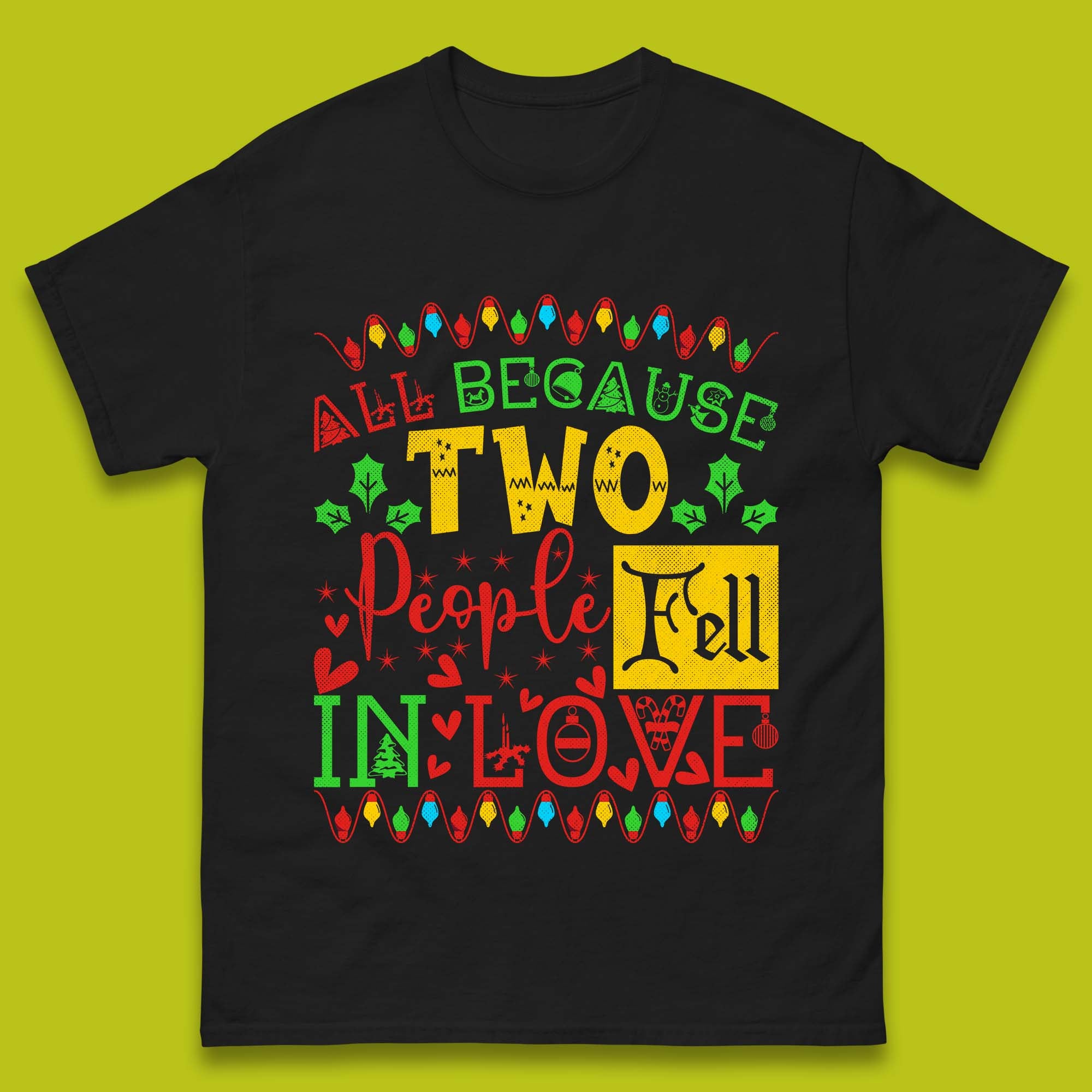 Love Christmas Mens T-Shirt Womens Tops Tees 4XL