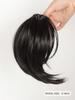 Synthetische, kurze, unordentliche, lockige Haarknotenverlängerung, leicht dehnbares Haar, Doppelkämme, Clip-In-Pferdeschwanz mit elastischer Bandverlängerung, Pferdeschwanz-Haarteile