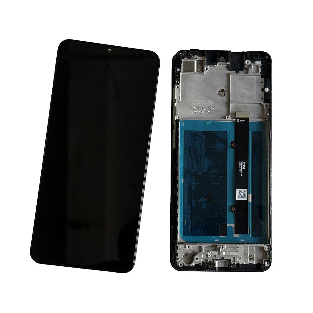 LCD Screen and Digitizer Full Assembly For With Frame ZTE Blade A52