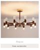 French Retro Branch Chandelier: Chinese Style Living Room & Hall Main Light for High-End, Horizontal Zhongshan Home Decor.
