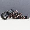 Men's High-End Rhinestone Studded Punk Leather Belt