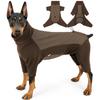 High Stretch Fleece Dog Jumpsuit Soft Warm Dog Warm Pajamas Dog Winter Home Outfit  Sleeping