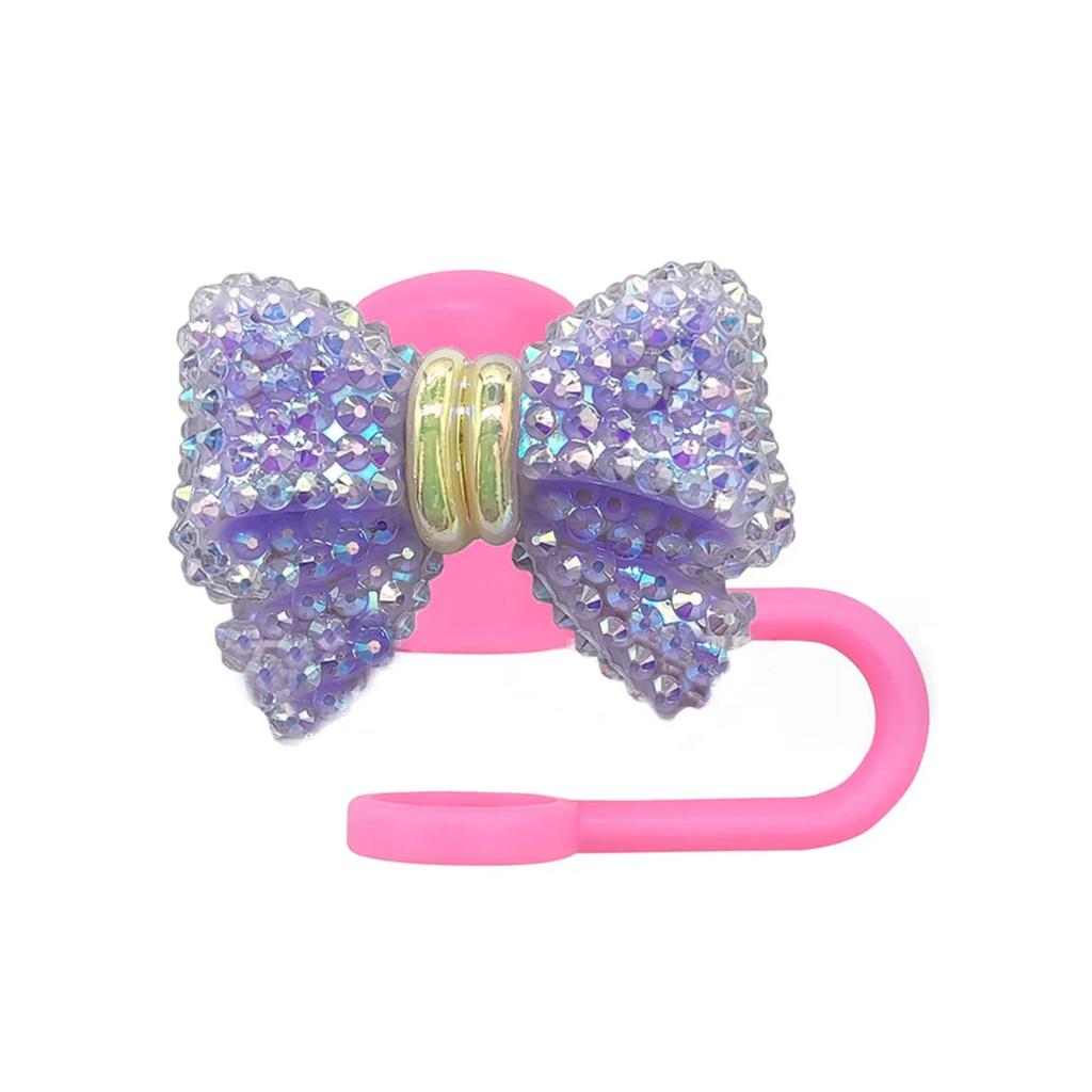 Blumen Strohhalm Kappen 10mm Silikon Strohhalm Spitzen Deckel Wiederverwendbarer Staubdichter Strohhalm Aufsatz für Stanleys Becher Partydeko