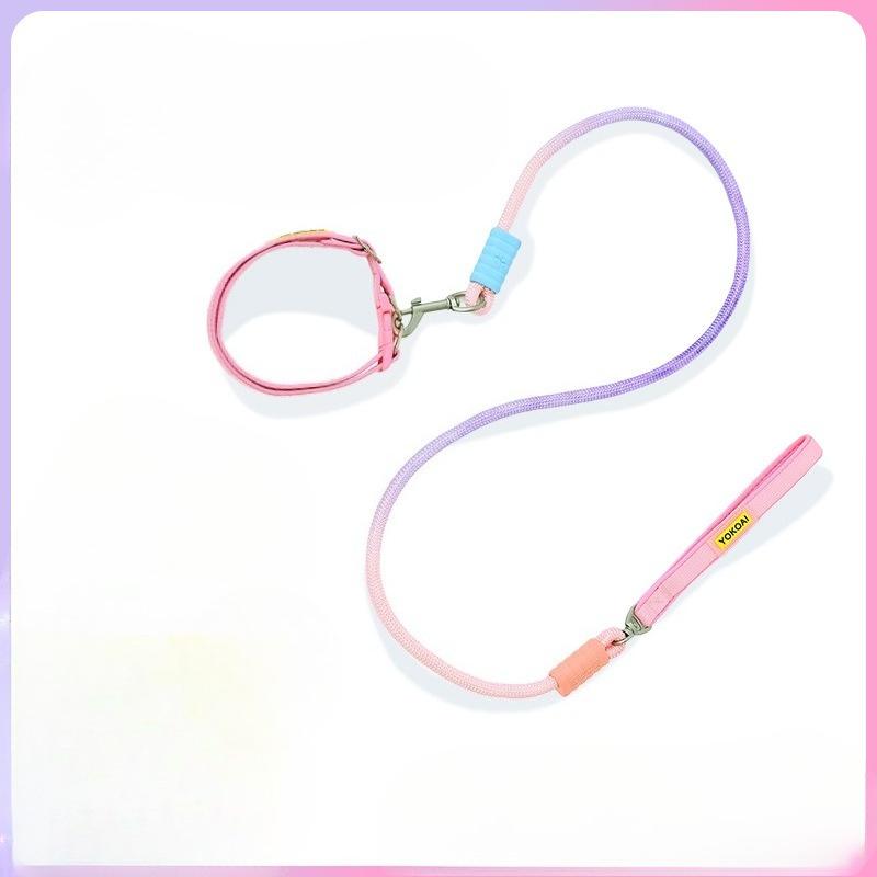 

The New Type of Dog Collar with A Thickened and Widened Leash That Doesn t Hold Hands or Necks 1cm розовый