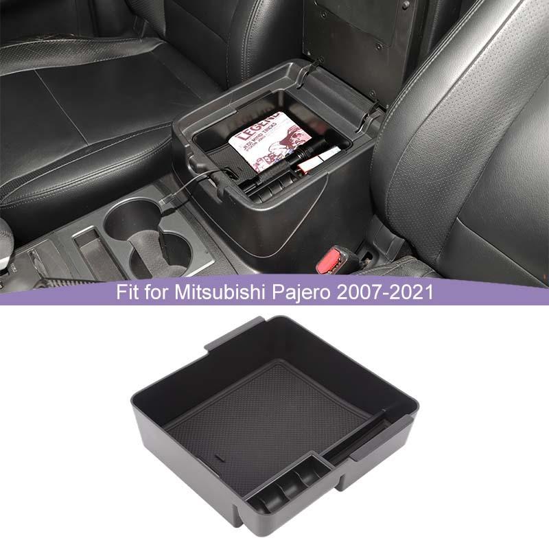 Fit For Mitsubishi PAJERO 2007-2021 Car Armrest Storage Box Organizer Container Stowing Tidying Accessories