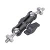 Heavy Duty Metal 360 Degree Rotating Adapter Holder With Double 1/4" External Thread Universal Camera Mount Bracket Tool