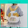 Plush Cartoon Dog Backpack With Durable Material Comfortable Shoulder Straps