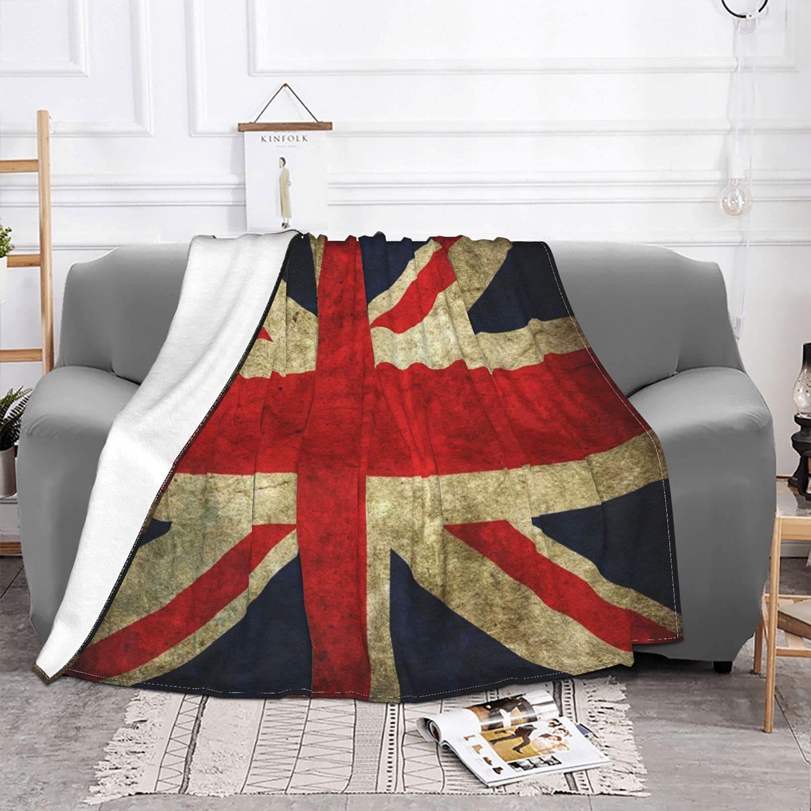

Фланелевое одеяло Union Jack Одеяло Диван Офис Одеяло для сна 70x100cm