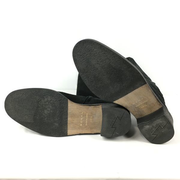 REGAL Tricker’s Long Boots Suede Size 23.5 Black Boots/Shoes Men's(USED)