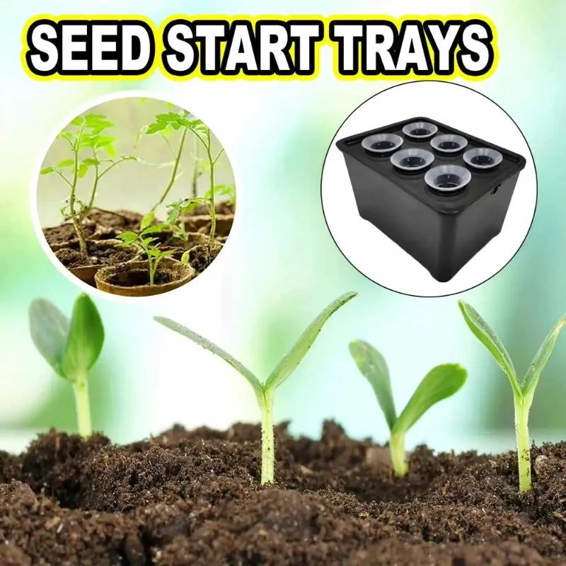 Top Quality Hydroponic Seedling Starter Kit, Indoor Soilless Vegetable and Herb Growing System, Perfect for Balcony Gardening