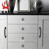 KAK 10PCS American Style Black Cabinet Handles Solid Aluminum Alloy Kitchen Cupboard Pull Drawer Knobs Furniture Handle Hardware