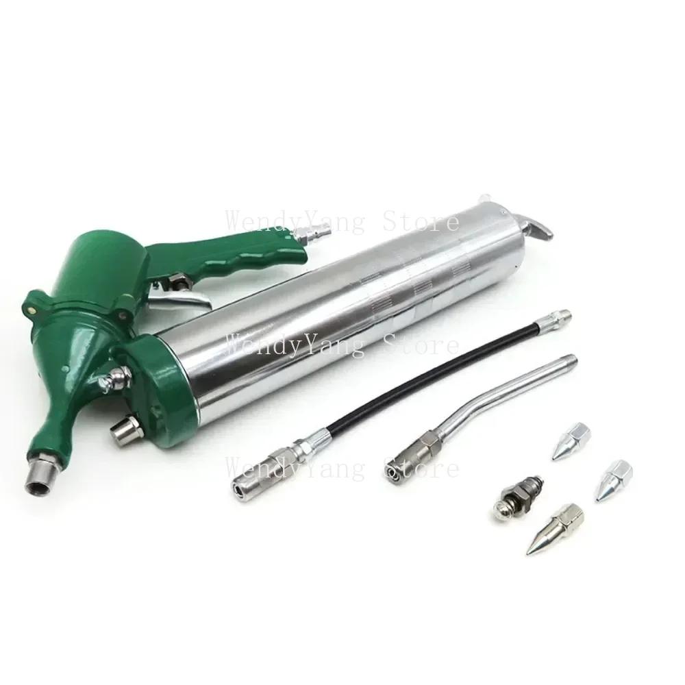 Pneumatická mazací pistole 400CC Přenosná mazací pistole s pneumatickým kompresorem pro mazání různých automobilových rypadel a lodí
