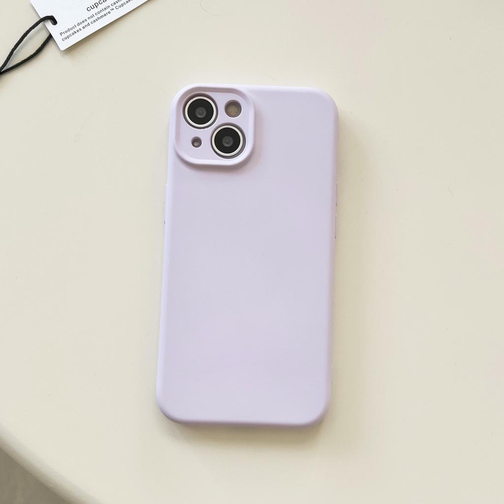 Etui na telefon For IPhone 17 Promax dla Apple 16 Płynny Silikon 14 Proste Jednolity Kolor 13 Odporne na Upadki Pokrowiec Ochronny