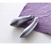Iwachu Iron Eggplant Set of 2, 9cm & 7.5cm, Nambu Ironware, 33003