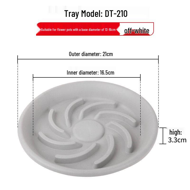 Thickened Plastic Round Flower Pot Tray
