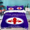 3PCS Fiorentina Football Club  Bedding set,Ideal for1pc Duvet Cover And 2pcs Pillowcases Perfect for Christmas gift,Ideal for Bedroom, Dormitory