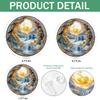 Acrylic Puzzle Sun Catcher Window Ornament 2D Design Three Layers Single Layer 2mm Thickness Circular Shape Hanging Decoration